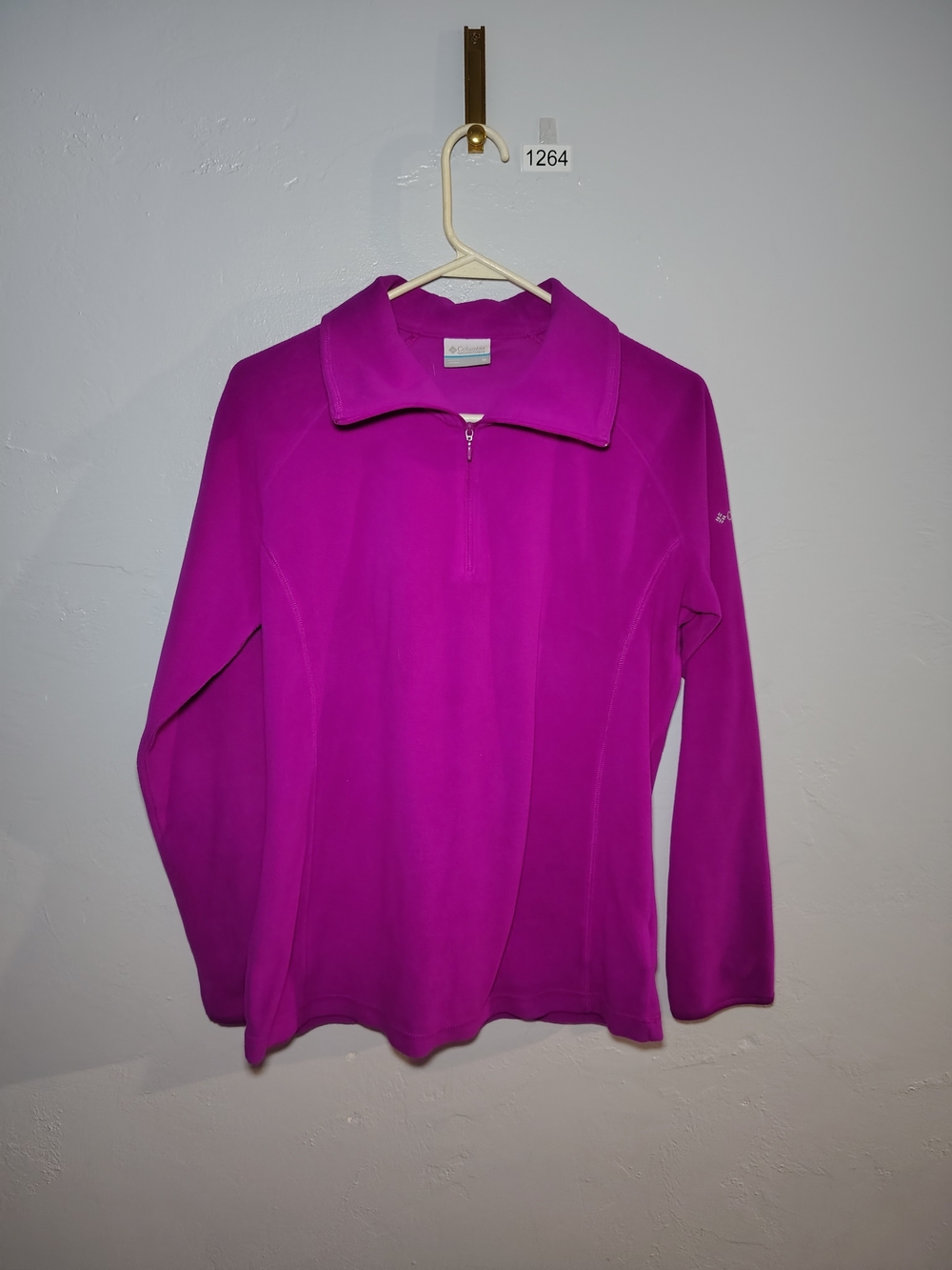 Columbia Women's Bright Magenta Half-Zip Fleece